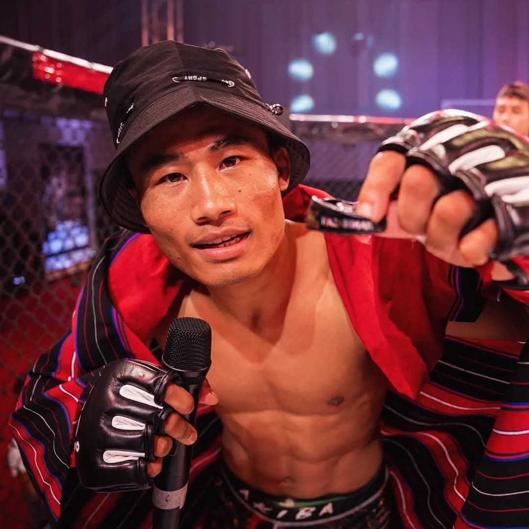 Happy customer using our dental products